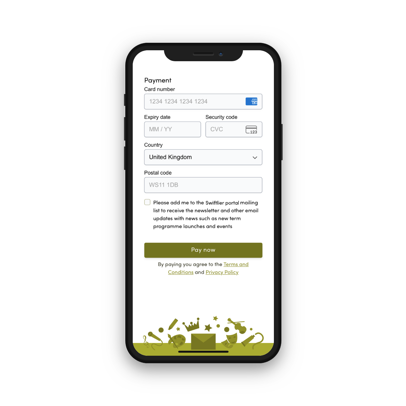 Online Shop card payments